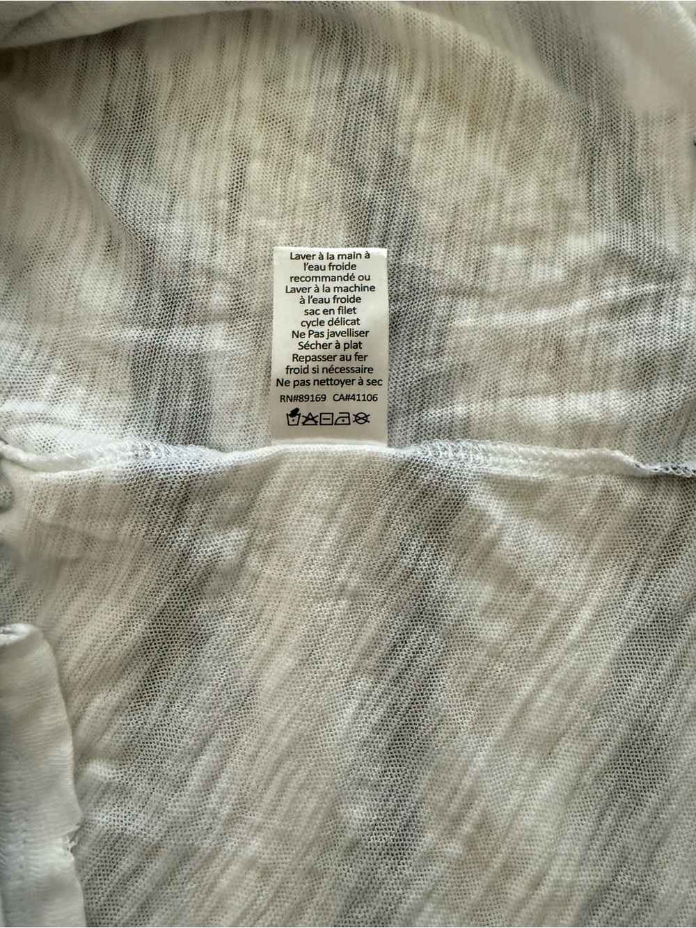 ATM Anthony Thomas Melillo Striped Watermark Long Sleeve Top Women’s L EUC Soft - Picture 8 of 8